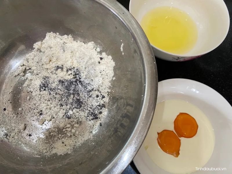 cach lam banh bong lan hoa dau biec