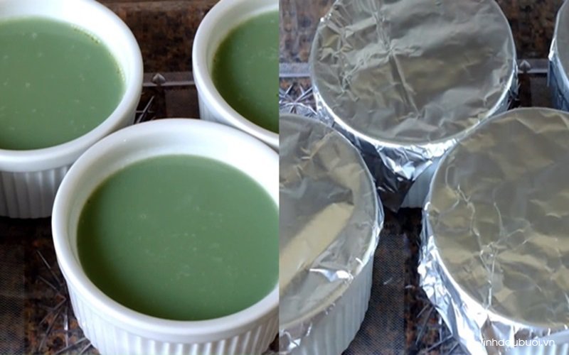 cach lam banh flan hoa dau biec