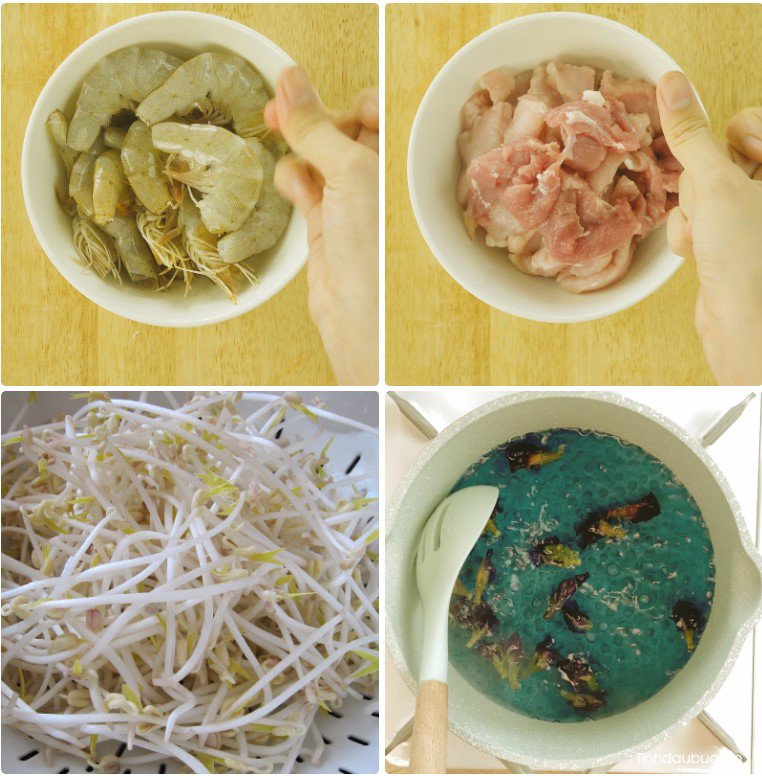 cach lam banh xeo hoa dau biec