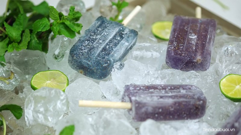kem hoa đậu biếc hạt chia kem hoa dau biec hat chia