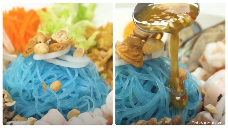 cach lam mien tron hoa dau biec kieu thai