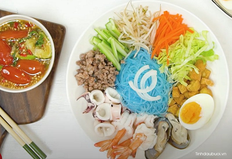 cach lam mien tron hoa dau biec kieu thai