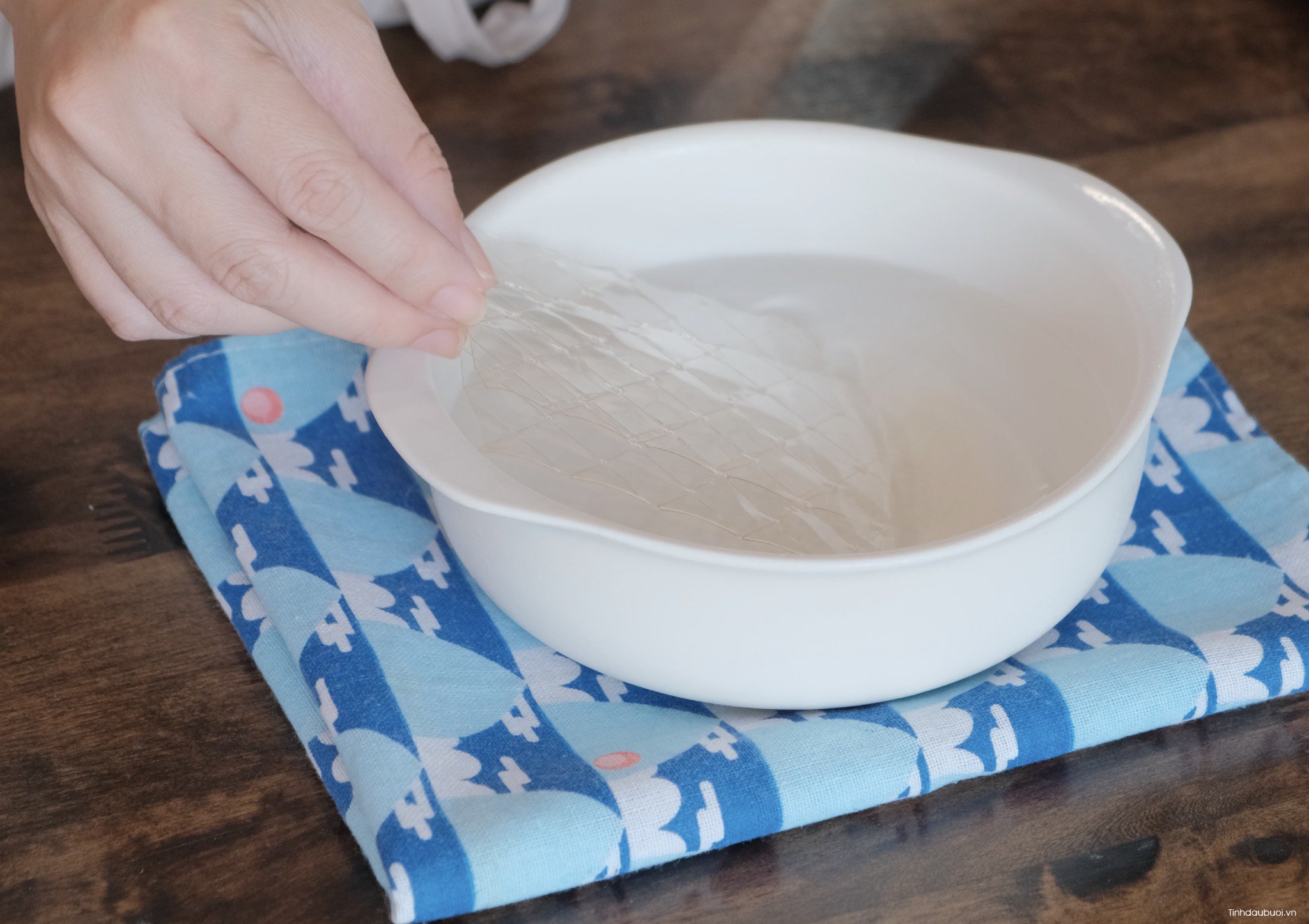 cach lam panna cotta hoa dau biec