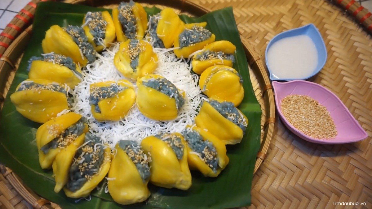 cach lam xoi mit hoa dau biec