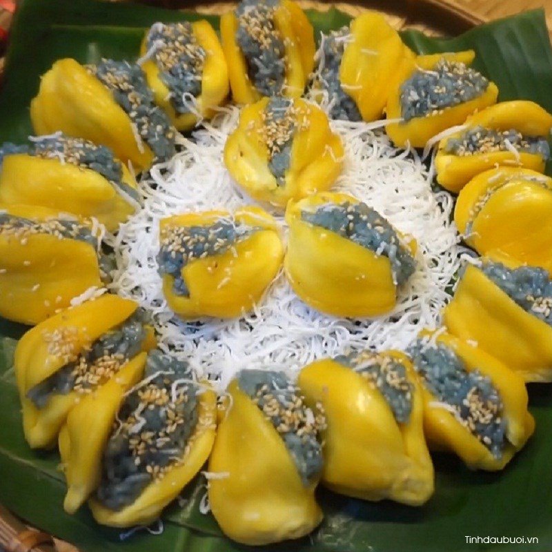 cach lam xoi mit hoa dau biec