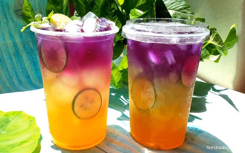 Cách pha trà chanh hoa đậu biếc cach pha tra chanh hoa dau biec