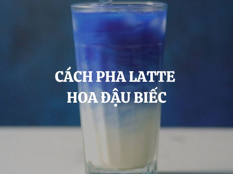 Hướng dẫn cách pha latte hoa đậu biếc béo thơm cực dễ, ai cũng làm được