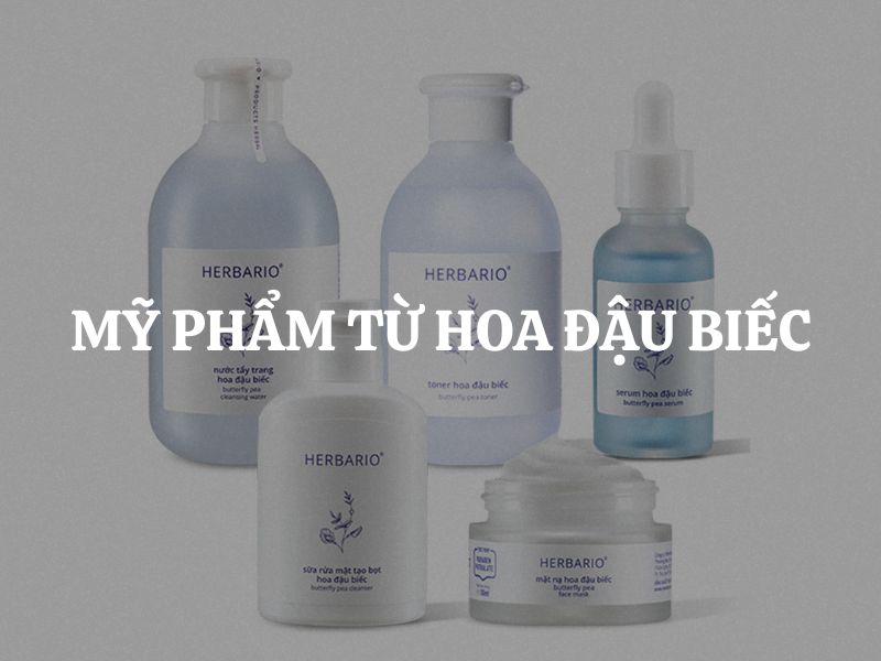 Mỹ phẩm từ hoa đậu biếc: Bí quyết làm đẹp tự nhiên, an toàn và toàn diện